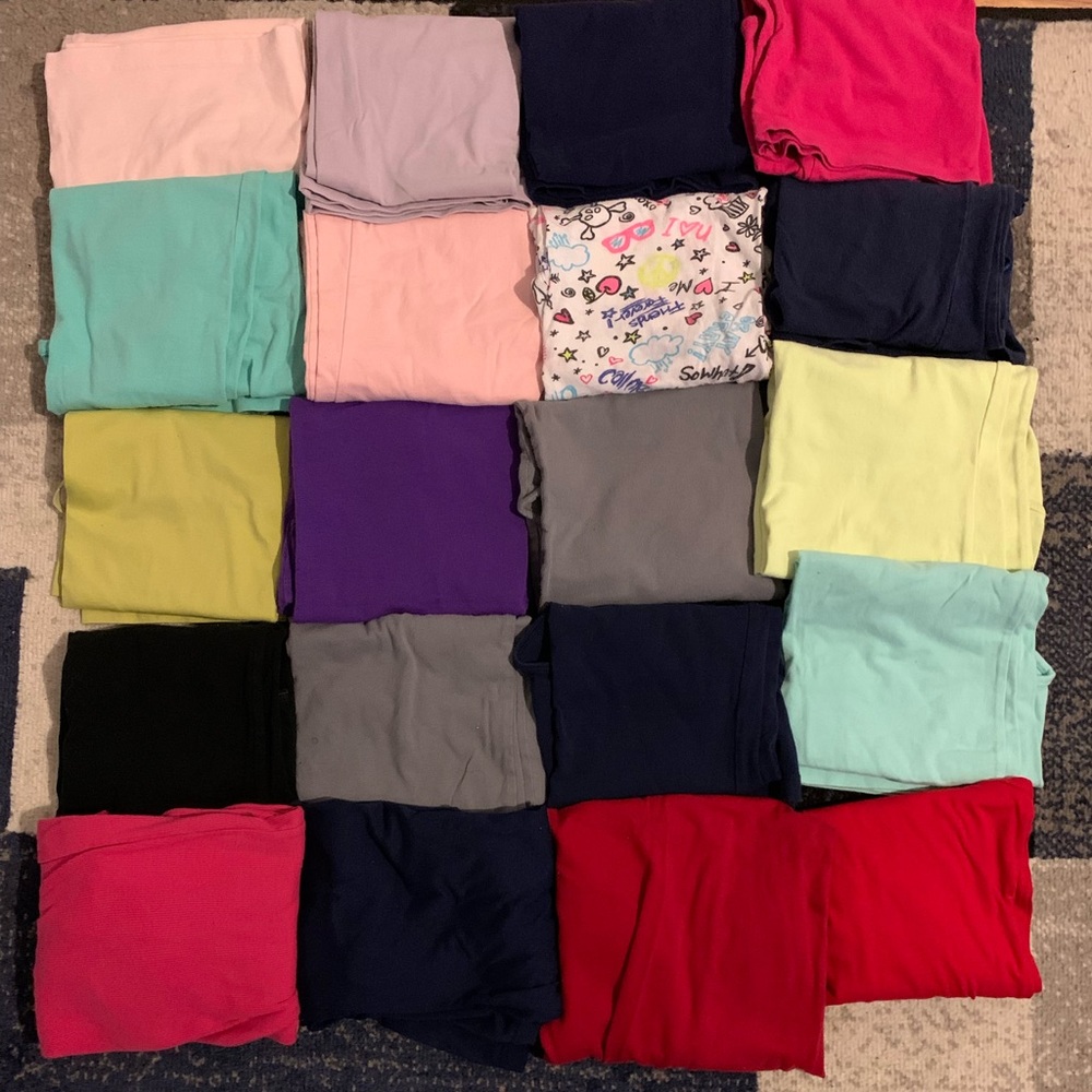 20 pairs of camisole tees of assorted colors